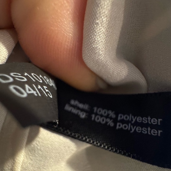 The Limited Burgundy Pattern Knee Length Silky Shift Dress Size Medium - Picture 9 of 9